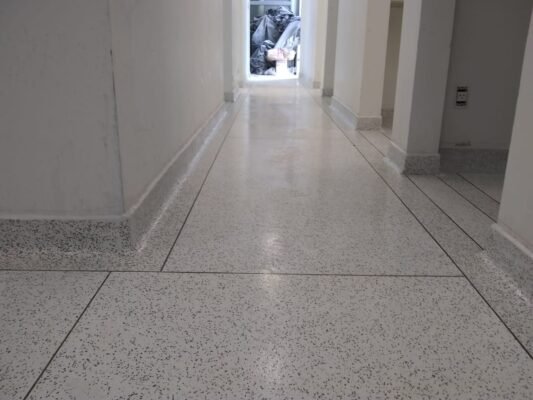 Piso granilite interno polido